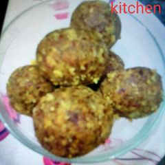 A picture of Flex seed ladoo.