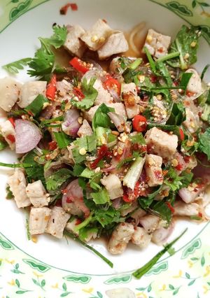 รูปของ ลาบหมู+วุ้นเส้น