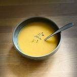Sweet Potato and sweetcorn soup 🍠