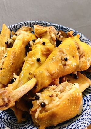 Hình của món Gà tắm mắm.