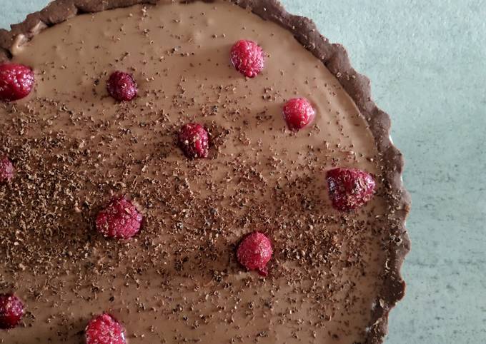 Comment faire Cuire Délicieux Tarte chocolat aux fruits rouges