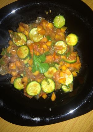 A picture of Fried vegetables.