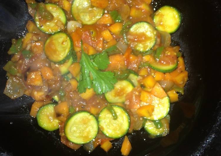 Fried vegetables