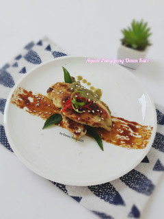 Foto resep Ayam Panggang Daun Kari