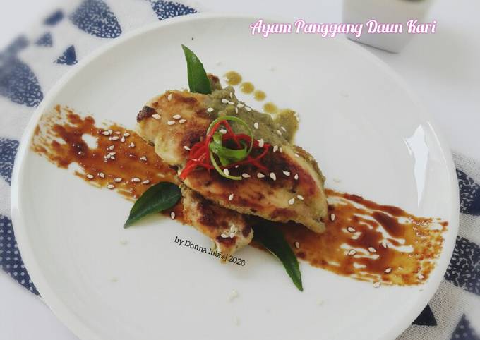 Ayam Panggang Daun Kari