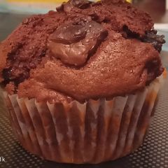 A picture of Double chocolate muffins 🍫.
