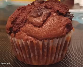 Update, Prepare Recipe Double chocolate muffins  Delicious Perfect