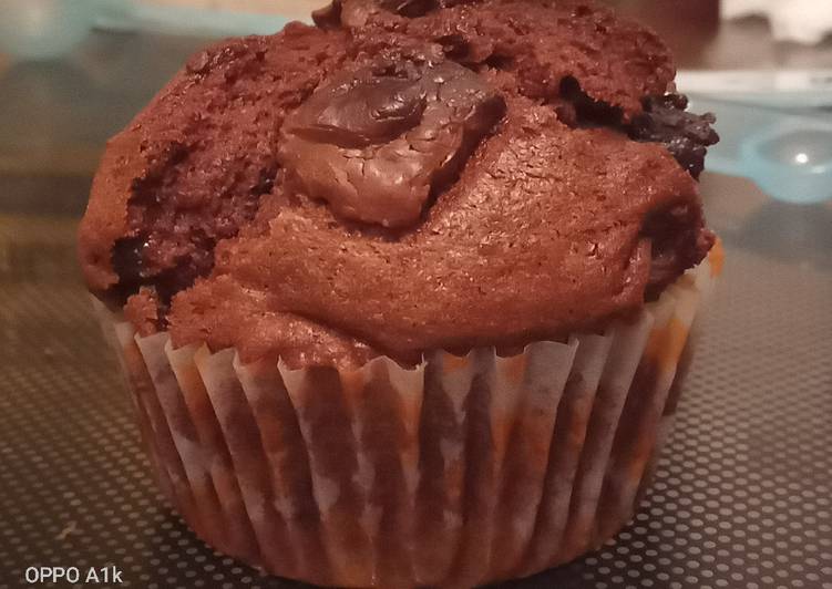 Easiest Way to Prepare Any-night-of-the-week Double chocolate muffins ðŸ�«