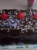 Tarta de dos chocolates