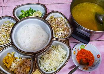 Cara Menyajikan Soto Ayam Favorit Sangat Mudah Sedap