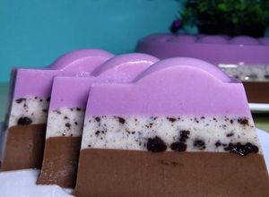 Foto resep Puding Lapis Taro Oreo Ovaltine