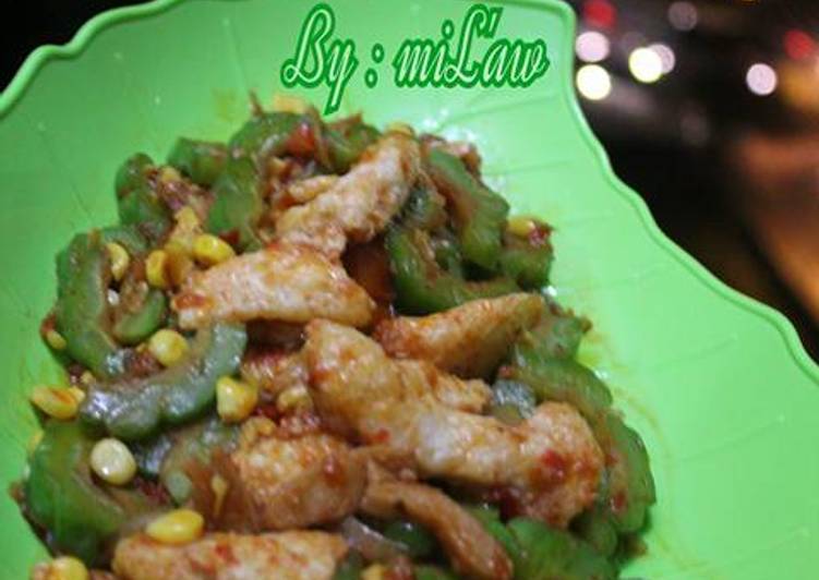 Resep Pare Sambel Udang Veggie oleh Mila Lim - Cookpad