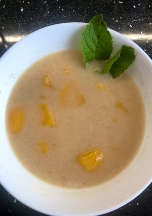 Őszibarack leves gyorsan🍑 recept fotója