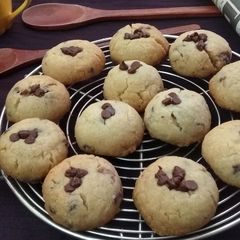 Choco Chips Cookies Without Oven A picture of Choco Chips Cookies Without Oven.