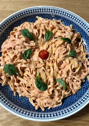 Une photo de Tagliatelles à la crème de parmesan 🇮🇹