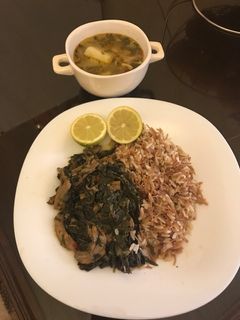 صورة لوصفة ملوخية ورز