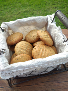 Una foto de Galletitas integrales de naranja