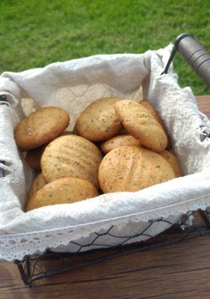 Una foto de Galletitas integrales de naranja