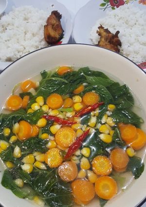 Foto resep Bayam Jatel (Jagung Wortel)
