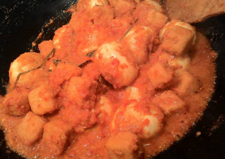 Balado tahu telor