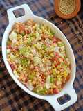 Winter Special Healthy Jowar and Mixed Vegetables Salad/ Millets and Veggies Weightloss Salad