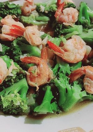 Foto resep #5. Tumis Brokoli Udang