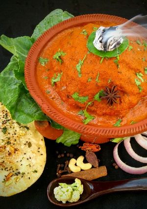 A picture of Smoky Gobhi Musallam In Nawabi Style.