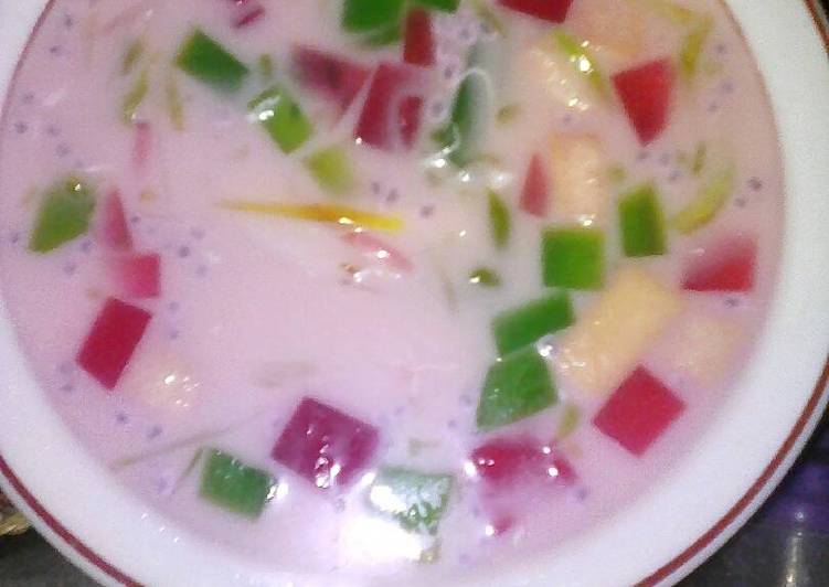 Resep Sup Es Buah Segaaar by: Erni Hartanti.Amd😍😄😘, Bisa Manjain Lidah