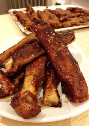 Hình của món Sườn nướng BBQ bỏ lò.