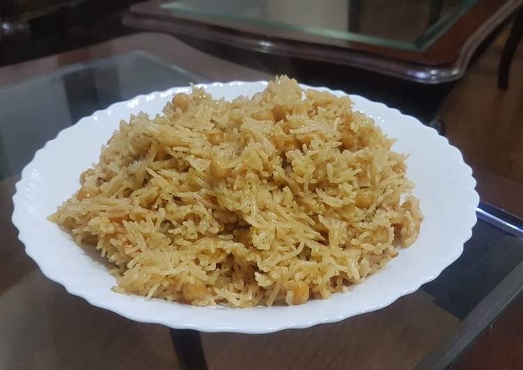 Easiest Way to Make Ultimate Chickpea Pulao