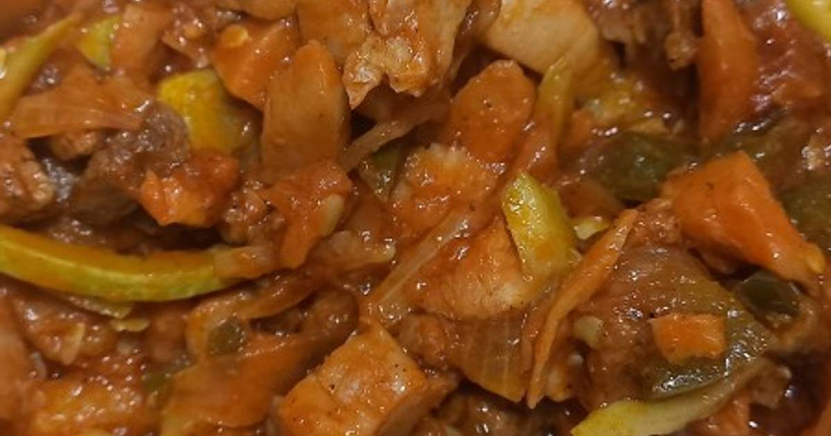 38 دستورغذای ساده و خوشمزه برای خوراک سبزیجات با گوشت - کوکپد