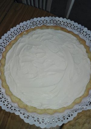 Una foto de Crema chantilly
