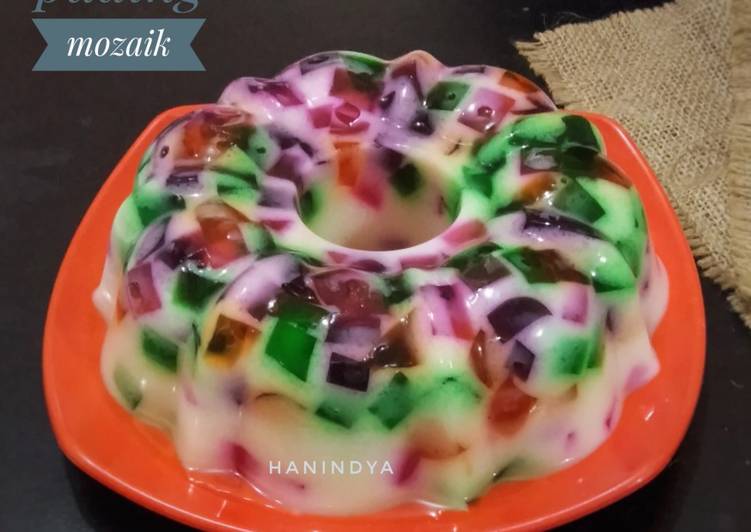 Bagaimana Membuat Puding Mozaik yang Sempurna