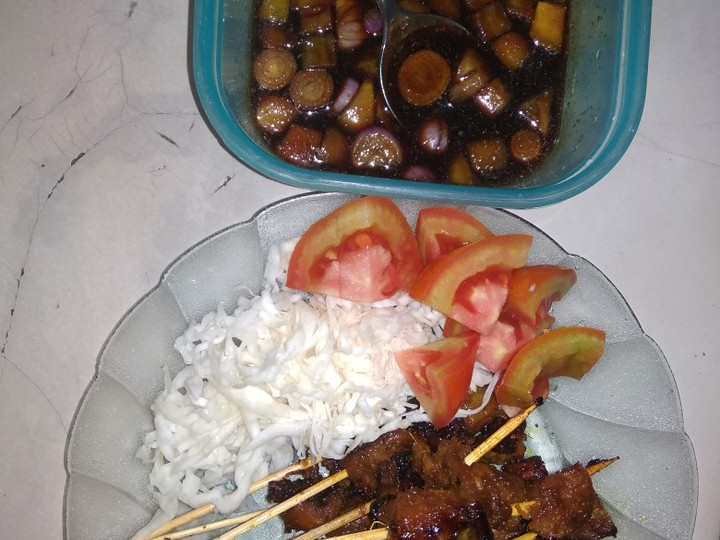 Resep: Sate daging sapi pakai teflon Wajib Dicoba