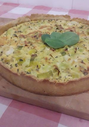 Foto de Quiche de Alho Francês