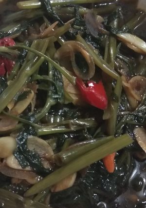 Foto resep Cah kangkung masak kecap