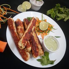 A picture of Chicken Seekh Kebab.