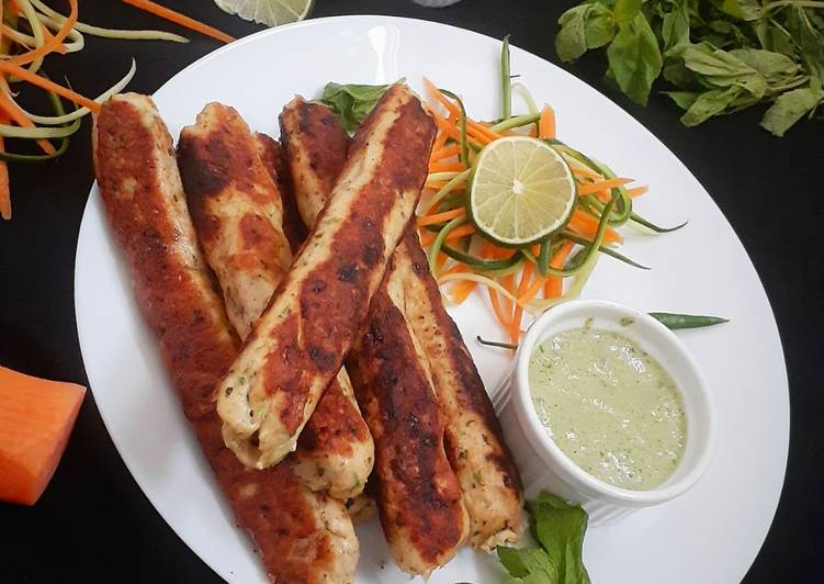 Easiest Way to Make Homemade Chicken Seekh Kebab