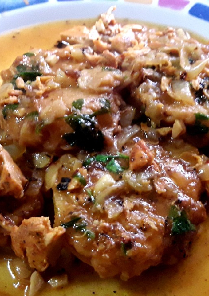 Una foto de Patatas a la importancia con pollo (al horno de Mercadona)