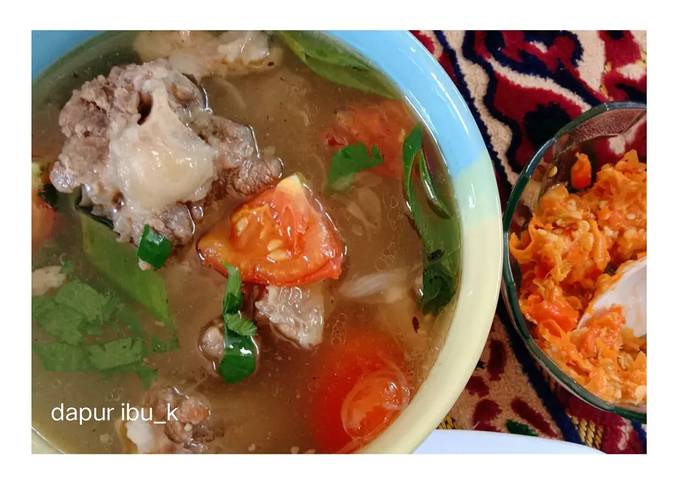 Langkah Mudah untuk Membuat Sop buntut sapi, Sempurna