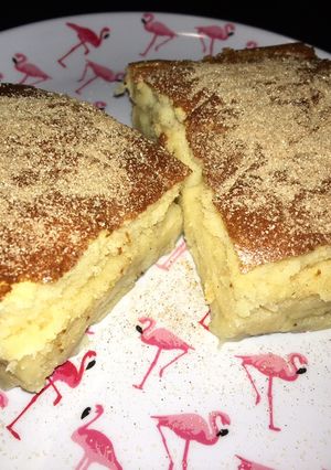 Banános tejpite recept fotója