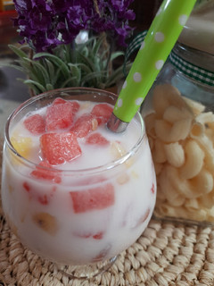 Foto resep Es Semangka Susu