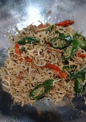 Foto resep Ikan Teri Medan Cabe Hijau