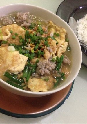 รูปของ ต้มจืดไข่เจียวหมูสับวุ้นเส้น