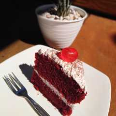 รูปของ Red Velvet Cake ala cafe simple, mudah, yummy