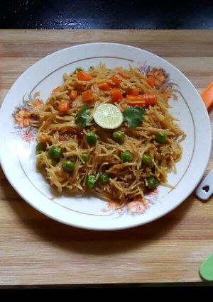A picture of Vermicelli upma.