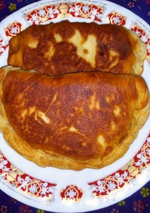 عکسی از دستور خطب (نان محلی با سبزی محلی)