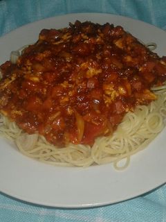 Foto resep Spaghetti Bolognese Instan