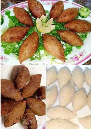 صورة لوصفة الكبة المقلية بدون لحمة