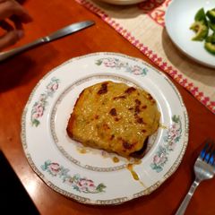 Mum's Welsh rarebit A picture of Mum's Welsh rarebit.